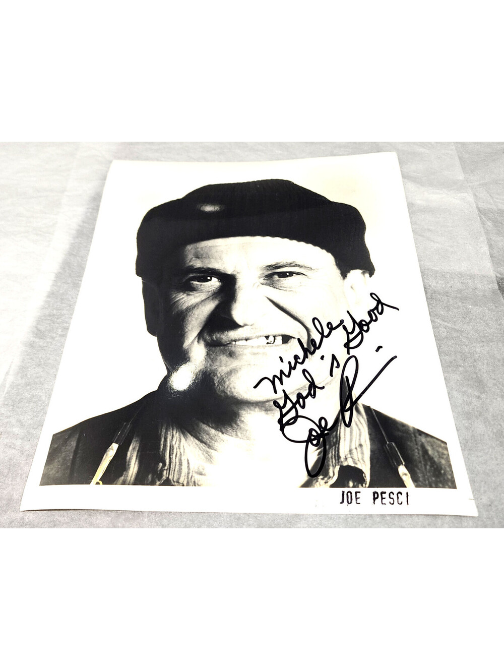 Joe Pesci Signed Autographed 8x10 Photo Goodfellas Home Alone My Cousin Vinny